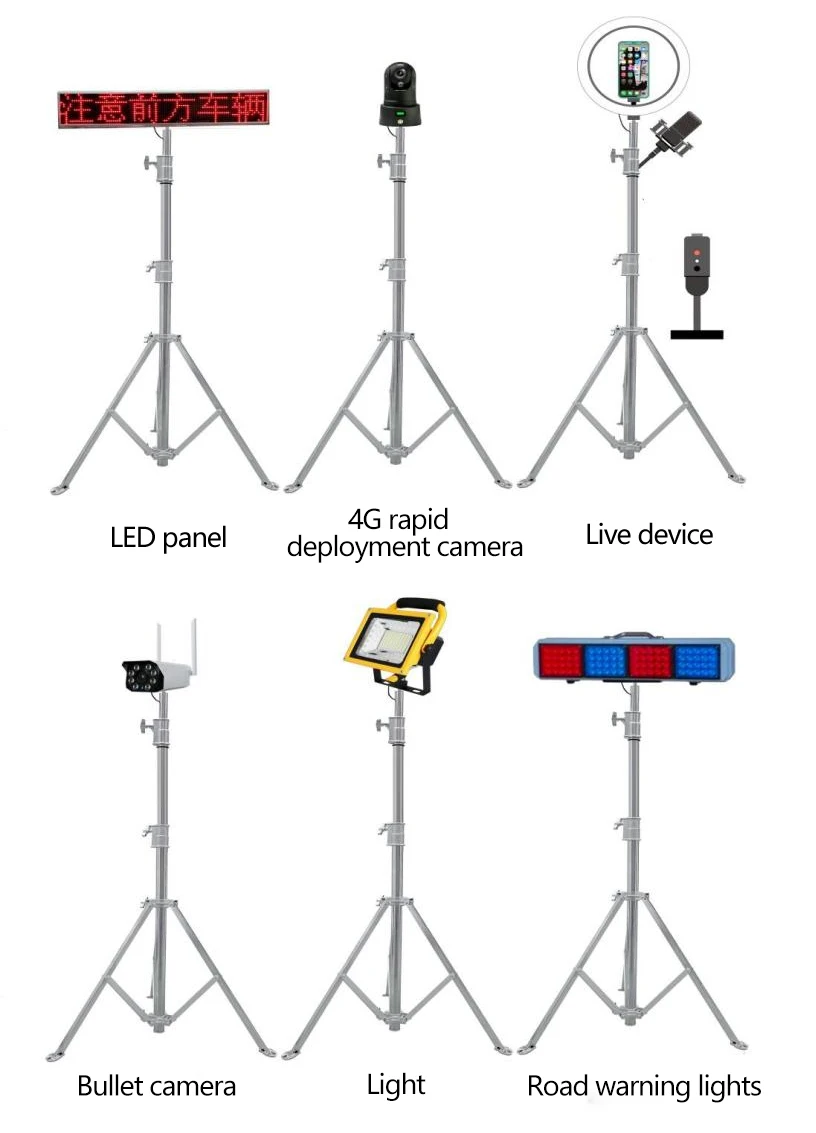 Mobile 4G HD Camera Portable IP Surveillance Dome Camera CCTV Rapid Deployment Camera With Built-in Battery Tripod