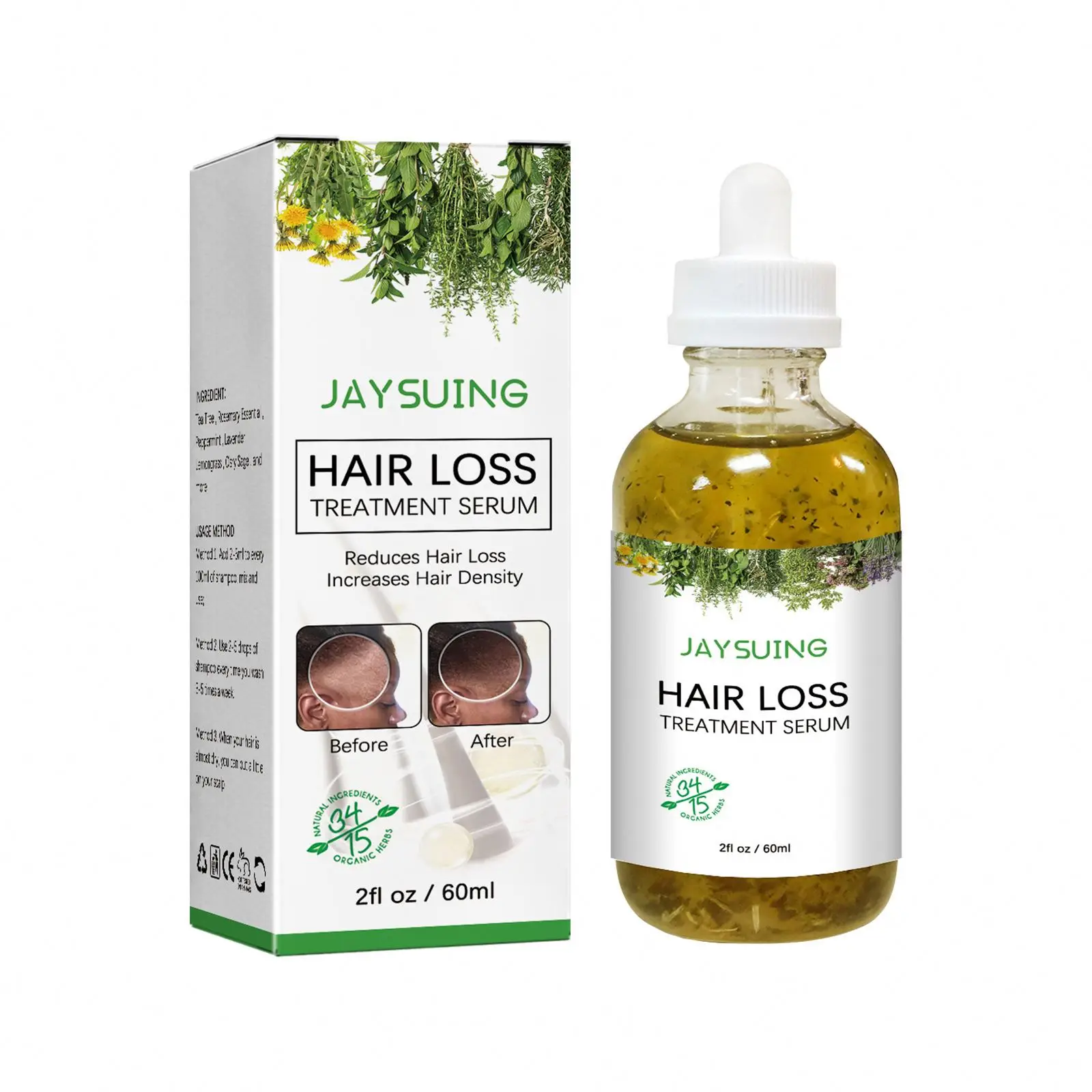 Hot Selling Private Label 100% Natural Formula Wholesale Nourishing Elixirs Hair Scalp Care Loss Growth Treatment Oil  Serum