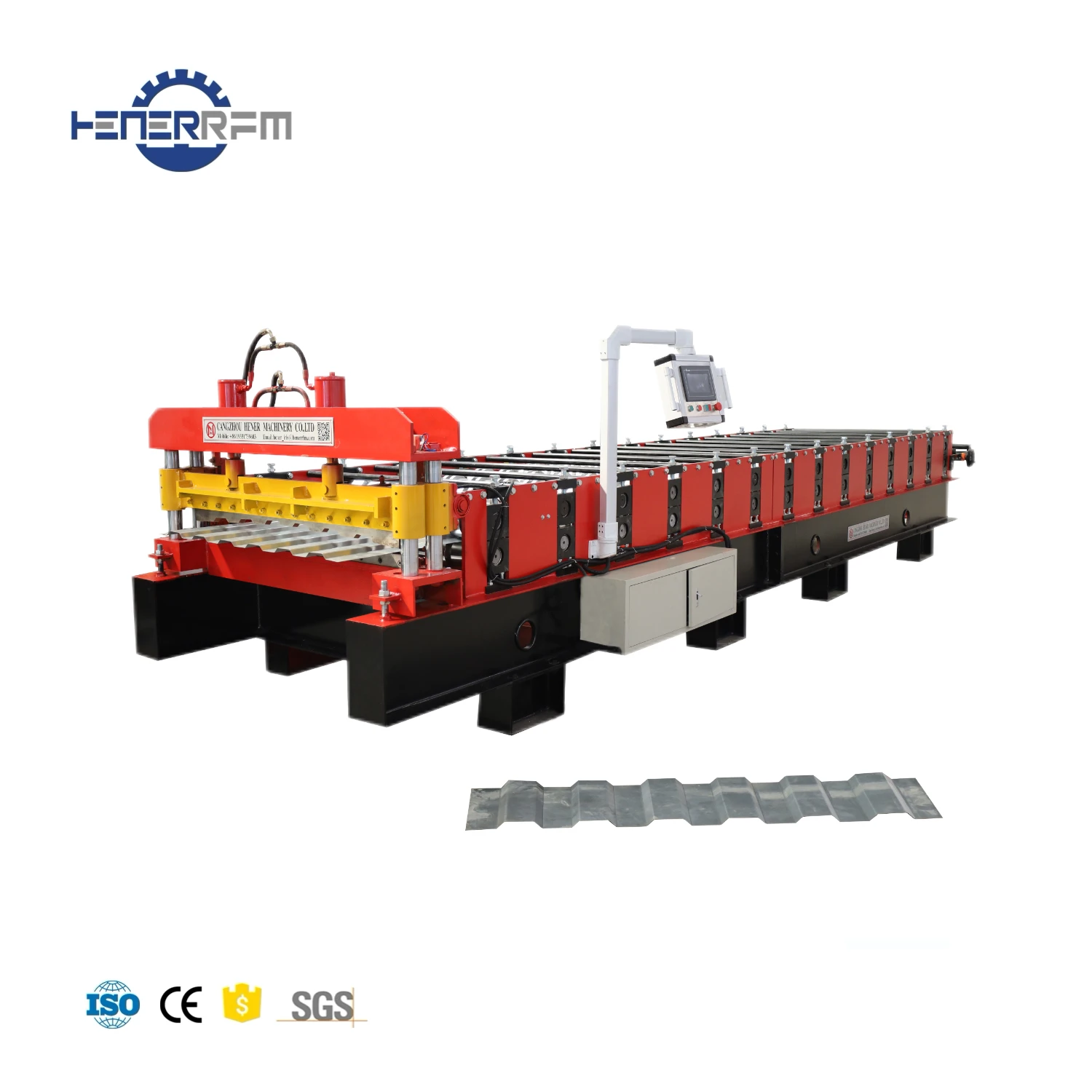Professional manufacture car box carriage plate steel car body panel car board roll forming machine