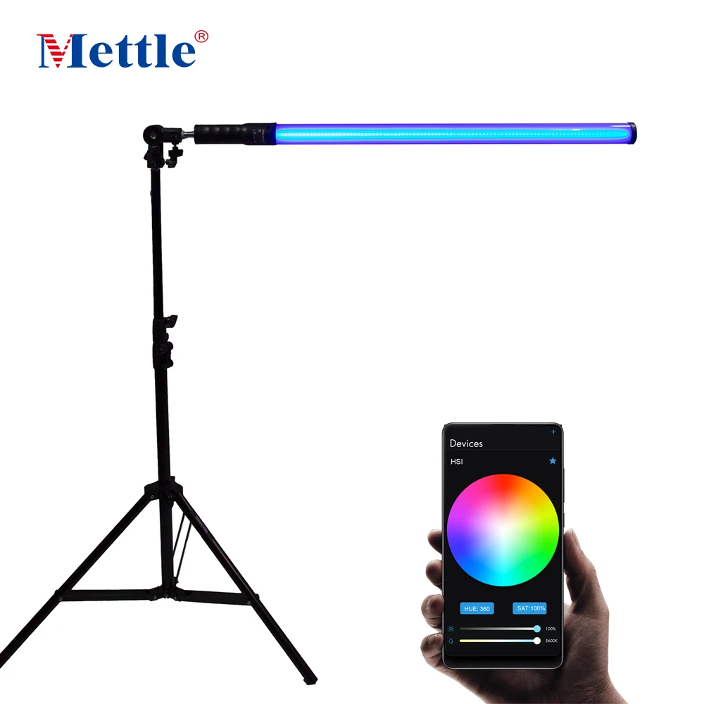 METTLE RGB LED Light 36W Portable Video Lights 2800K-8000K For Tiktok