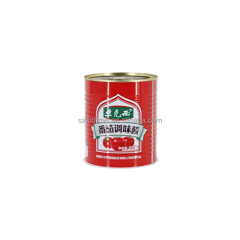 Tin Cans Manufacturer Empty 500g Container with Lids for Tomato Paste Sauce Jams
