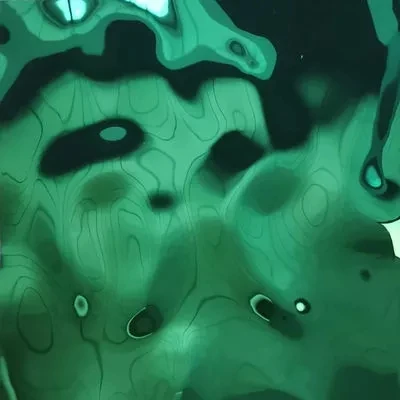 Сапфировый синий Декор 3d панель рельефная волна из нержавеющей стали лист для фона стены