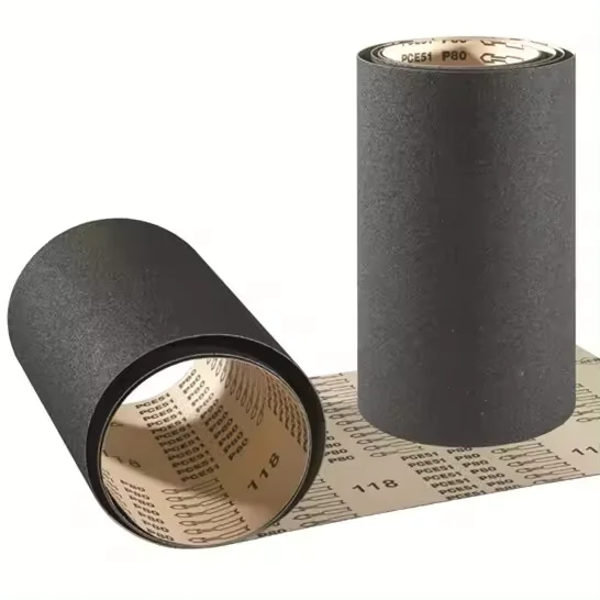 100mm*45m 60-400 Grits Aluminium Oxide Cloth Backing Abrasive Sanding Cloth Roll For Polishing