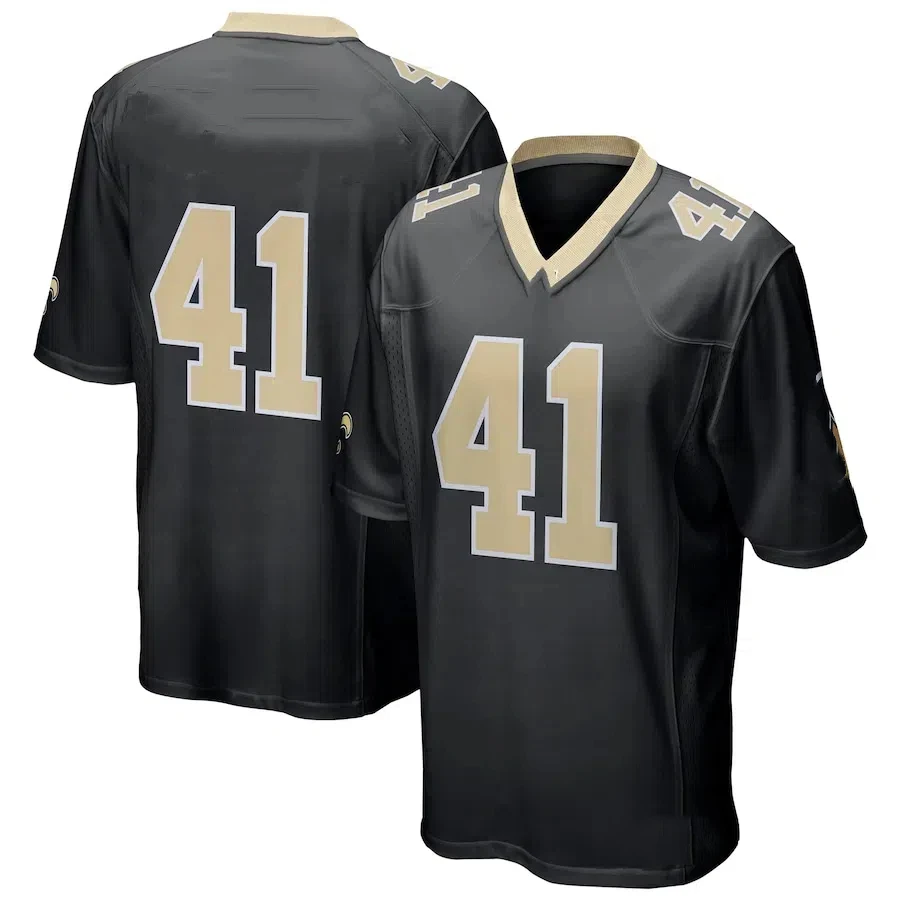 2025 Ready to Ship Top Quality Rugby Jersey Quick Dry Polyester Men Sport Wear Breathable Embroidered American Football Jersey