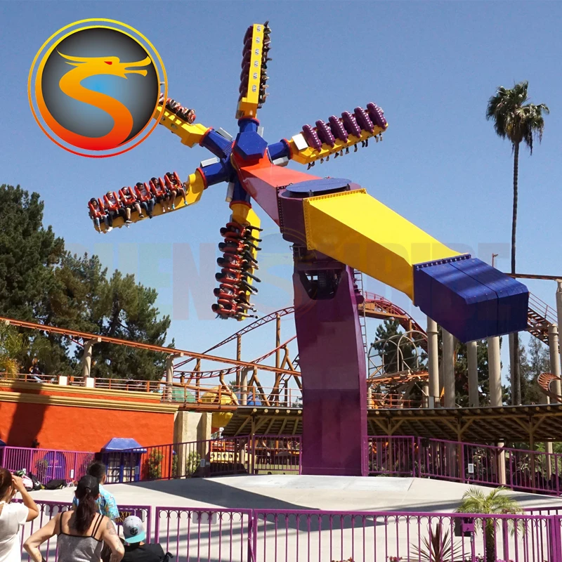 Factory Sale Customized Theme Park Equipment Adults Amusement Games Top Scan Speed Windmill Rides for Sale