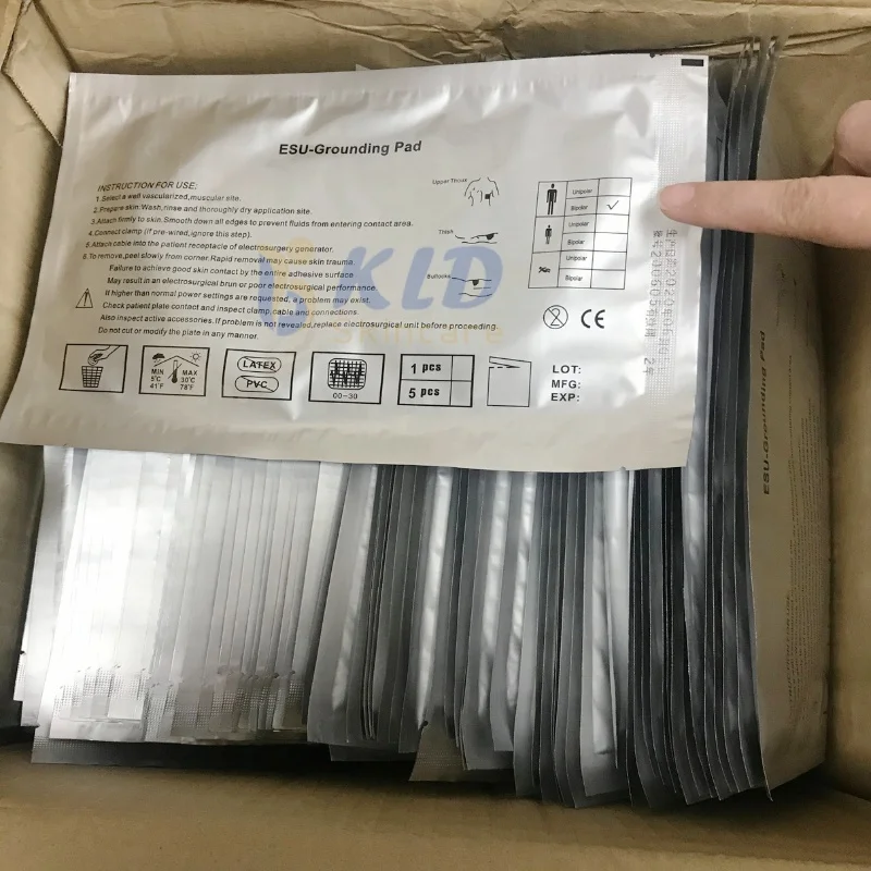 Beauty Parts Unipolar ESU-Grounding Pad for RF Machines Consumables Uni polar Radio Frequency Machine Slimming Spa Equipment