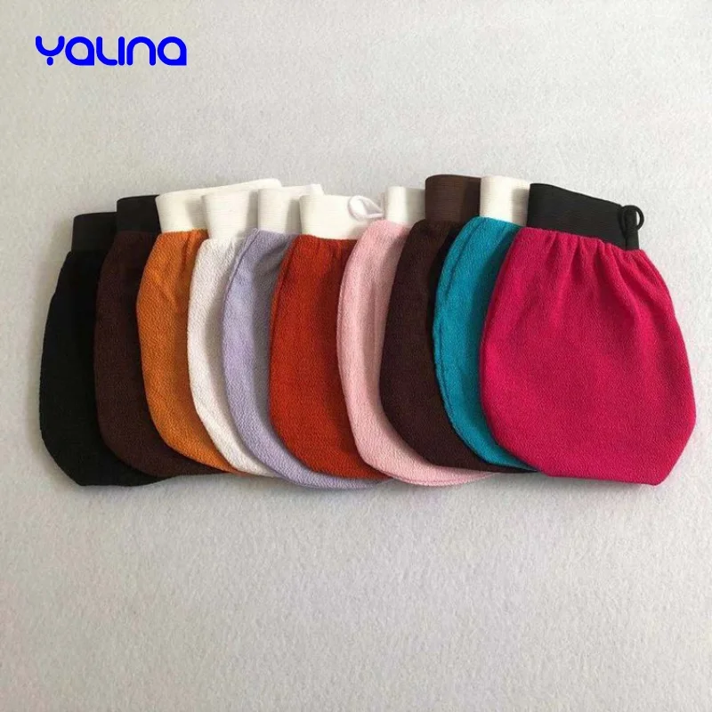 Hot Selling Tan Removal Mitt Trendy Gloves Turkish Bath Exfoliation Gloves Exfoliating Mitt