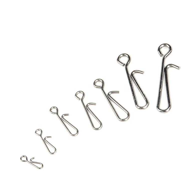 Wholoeasale Carp Fishing Hooks Compatible with Lures and Terminal Tackles Durable Stainless Steel Fishing Clip wire forming