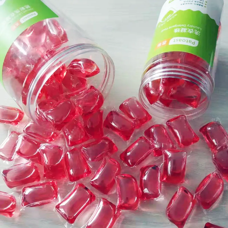 OEM Custom color concentrated formula 8g 15g 18g Laundry detergent ball pods capsules