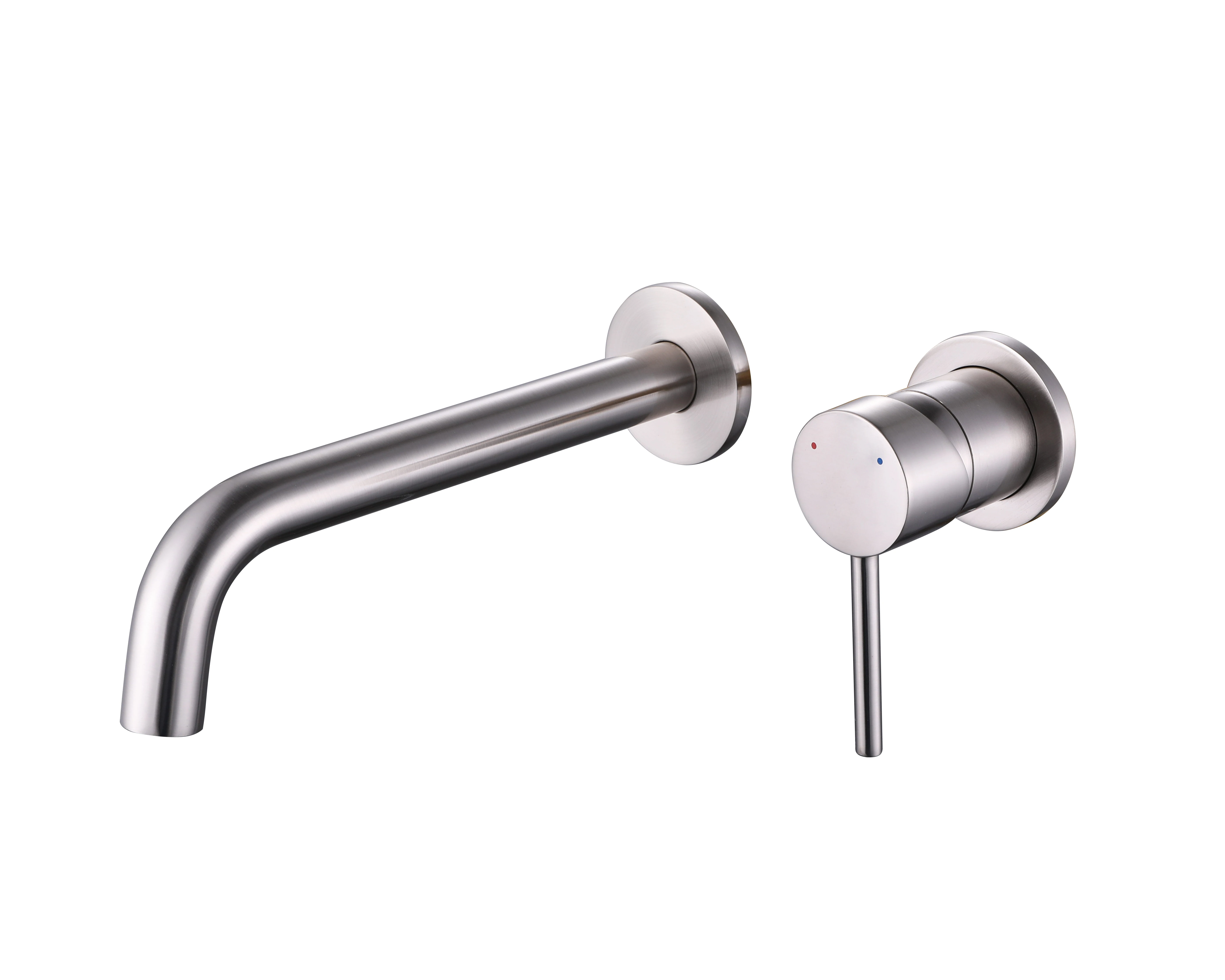 Wash Basin Tap Models Wall Mounted Basin Faucet Brushed Nickel Brass Basin Water Faucet Taps