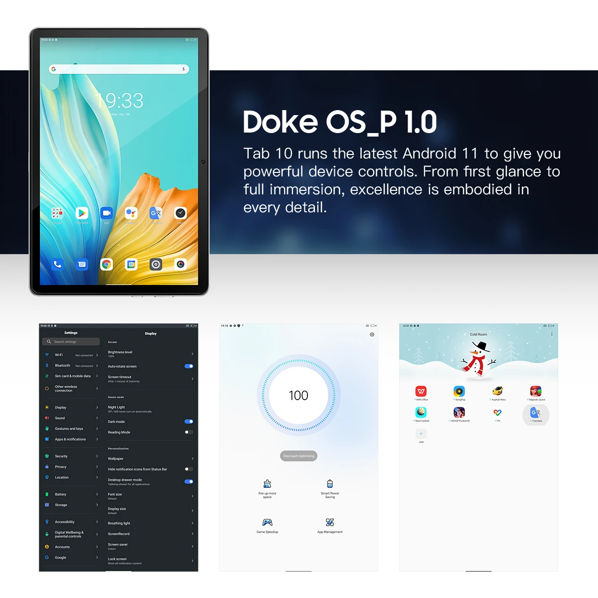 Blackview TAB 10 Android 11 Tablet 10 inch tabs 4GB RAM 64GB ROM 4G Tablets PC