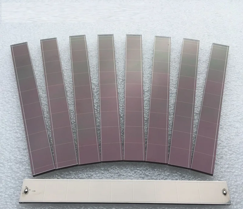 Amorphous silicon solar cell car lights amorphous photovoltaic 7 color lights strong light type power generation panel 154-17mm