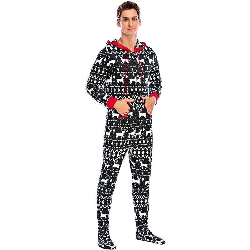 Wholesale Pajamas Regular Fit Men pajamas set Christmas style Sleepwear for man