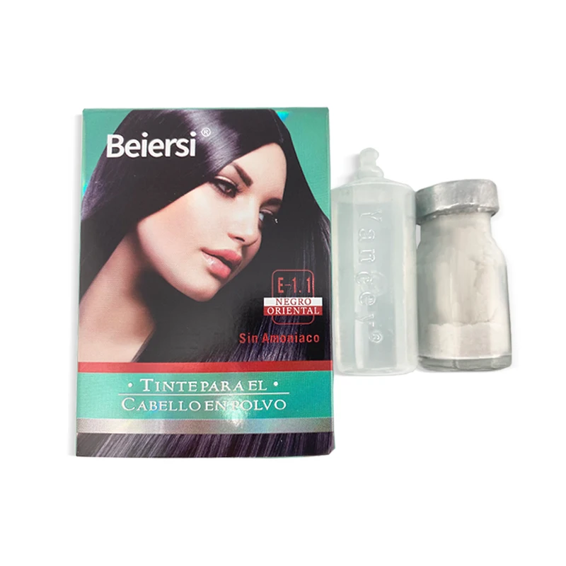 Beiersi natural black herbal indian popular henna powder hair color dye