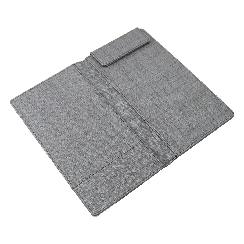 OEM/ODM leather  Menu Cover Book Holder trifold pu leather menu card holder for Restaurant Menus