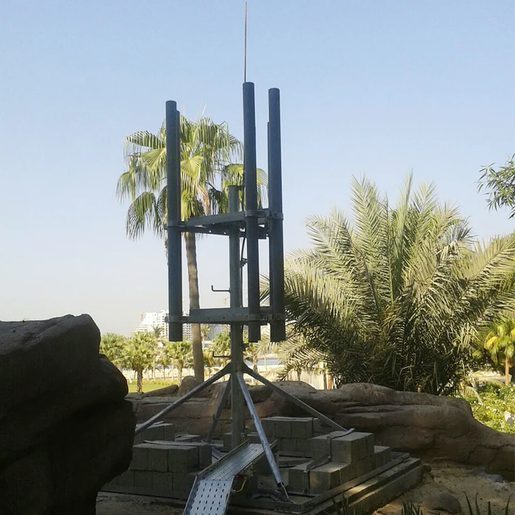 Высококачественная Однотрубная башня, трубчатая Беспроводная стальная связь, однополюсная башня с антенной