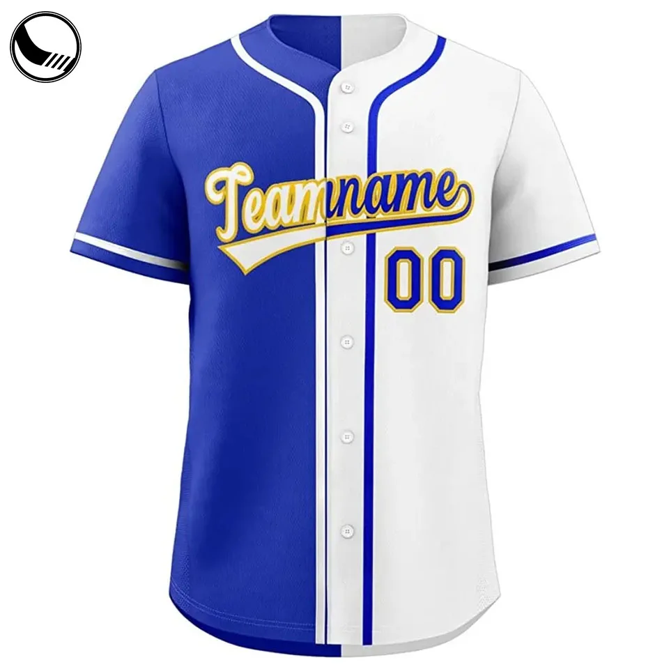BETHERIVAL sewing pattern v neck custom baseball jerseys sublimation