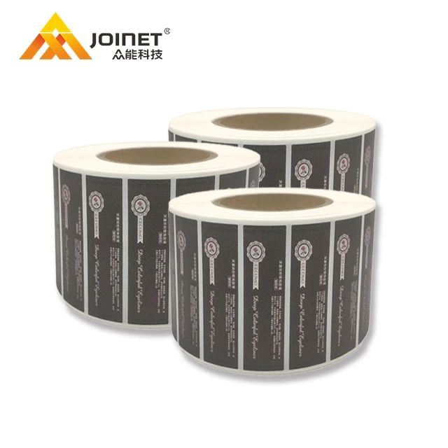 Best custom Adhesive Label Hot Stamping Cosmetic Bottle Label Clear Gold Foil Perfume Glass Bottle Sticker