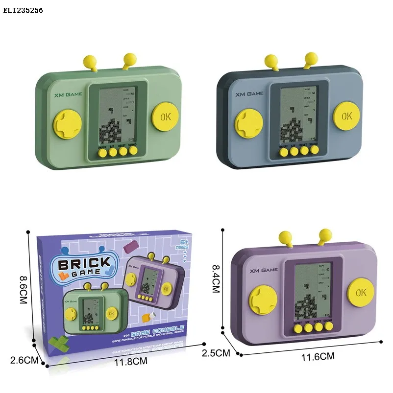 New arrival Mini game machine key chain pocket game network red retro childhood memories game