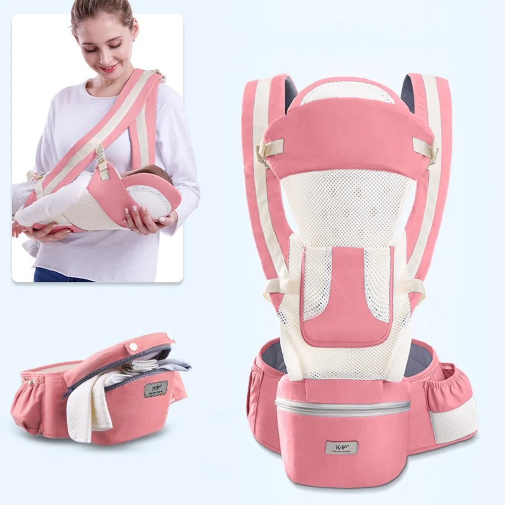 Comfortable Baby Carrier Sling Wrap Baby Carry Belt Baby Wrap Sling Carrier with Hip Seat