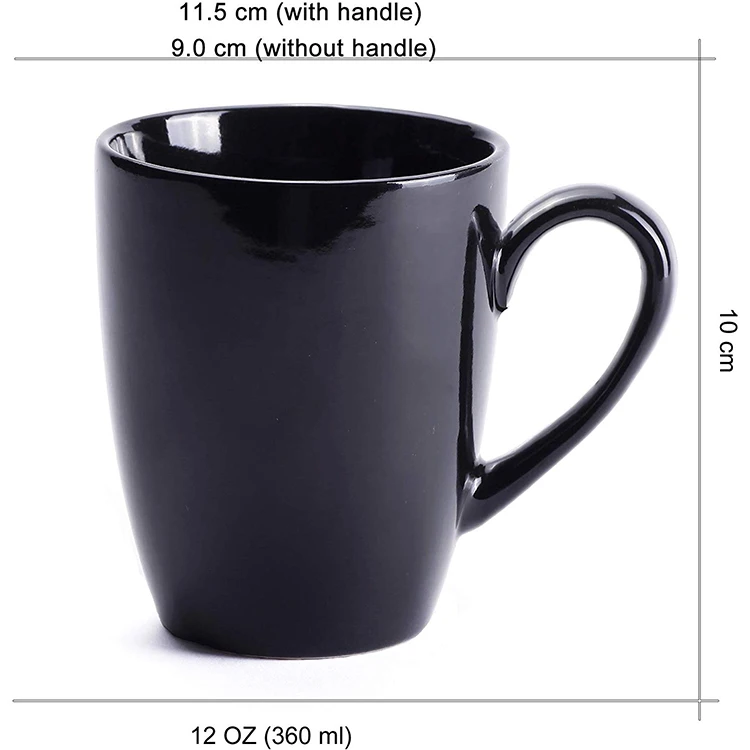  Лидер продаж оптовая продажа Высококачественная цветная керамическая чашка для кофе чая молока 12 унций