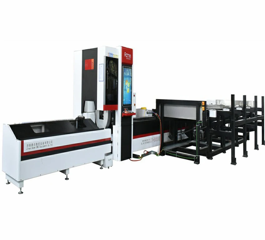 ACME 8025 Industry laser cutting machine IPG MAX RAYCUS 1000W 1500W 2000W  aluminum tube laser cutting machine