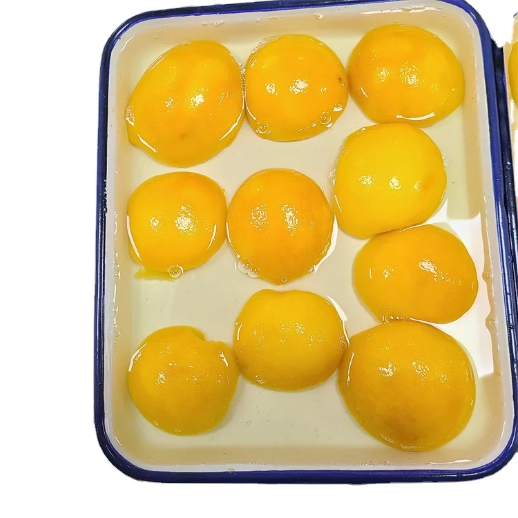 Консервированные желтые персики 3 кг * 6 банок западные десерты и напитки материалы