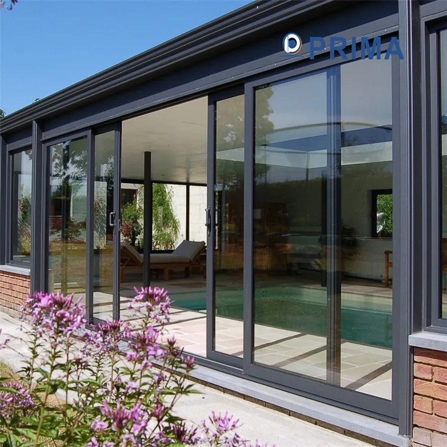 PRIMA Barn Door Hardwares Sliding Barn Door Roller Set Pocket Door Slide System