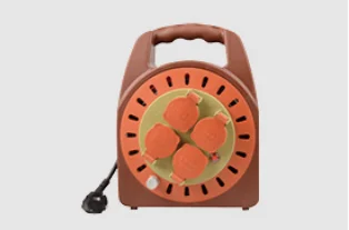 Best Sale 3 Way Multi- Sockets  Retractable plastic 0- 25m Extension Cable Reel Drum