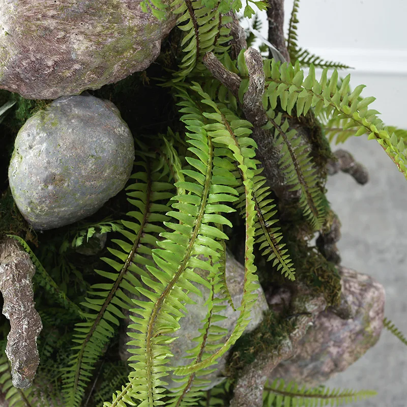 Shininglife Wholesale Artificial Moss Stone decoration for home