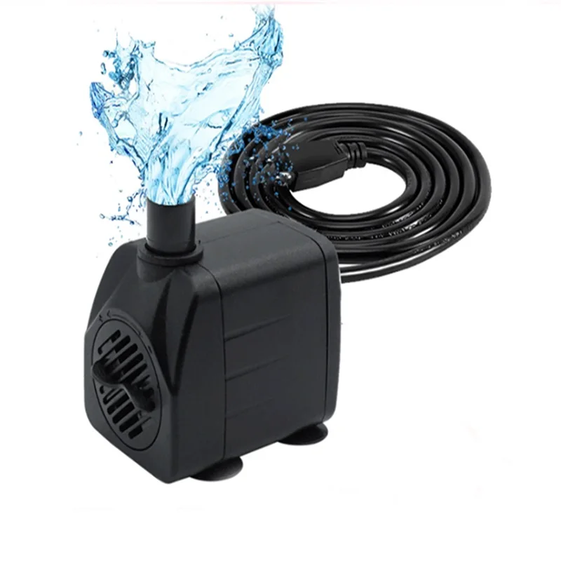 Zaohetian 100W Ceramic Shaft Wear-resistant Silent Submersible Pump Fish tank Pump High Lift Pump 220V