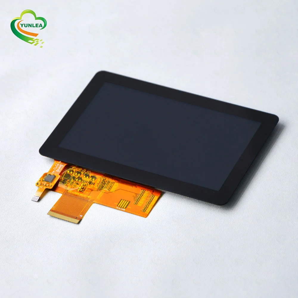 AR/AF/AG/Customized RGB interface 800x480 dots 5 inch Touch display multi touchscreen TFT LCD screen modules