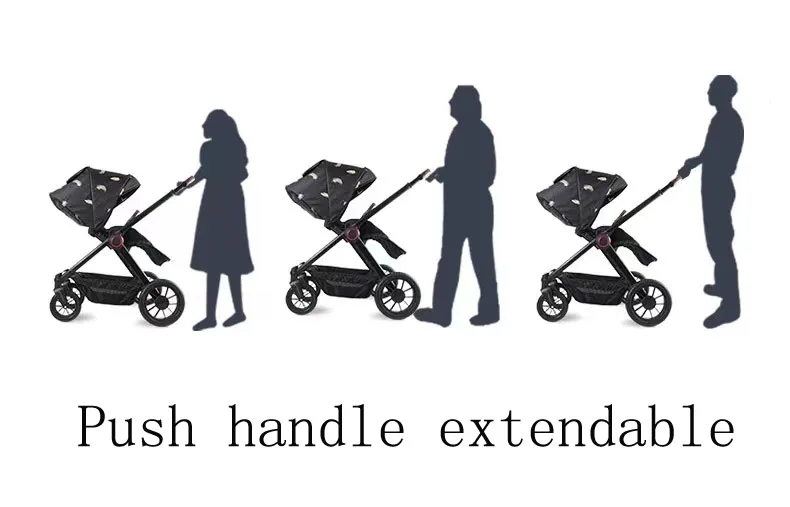 high quality new arrival high landscape baby buggy travel push chair carriage stroller 2 in 1 foldable for 0-3 years old infants