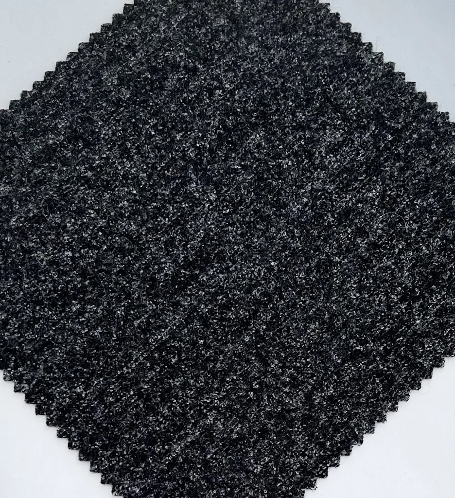 Вязаный серый Мужская футболка из полиэстера, шерсть, хлопок, смесь кашемира флис ткань для зимней одежды A1810-11