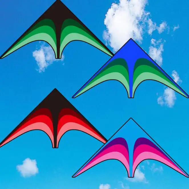 Large Rainbow Delta Kite new designs custom shape cheap kite kiteboarding kite