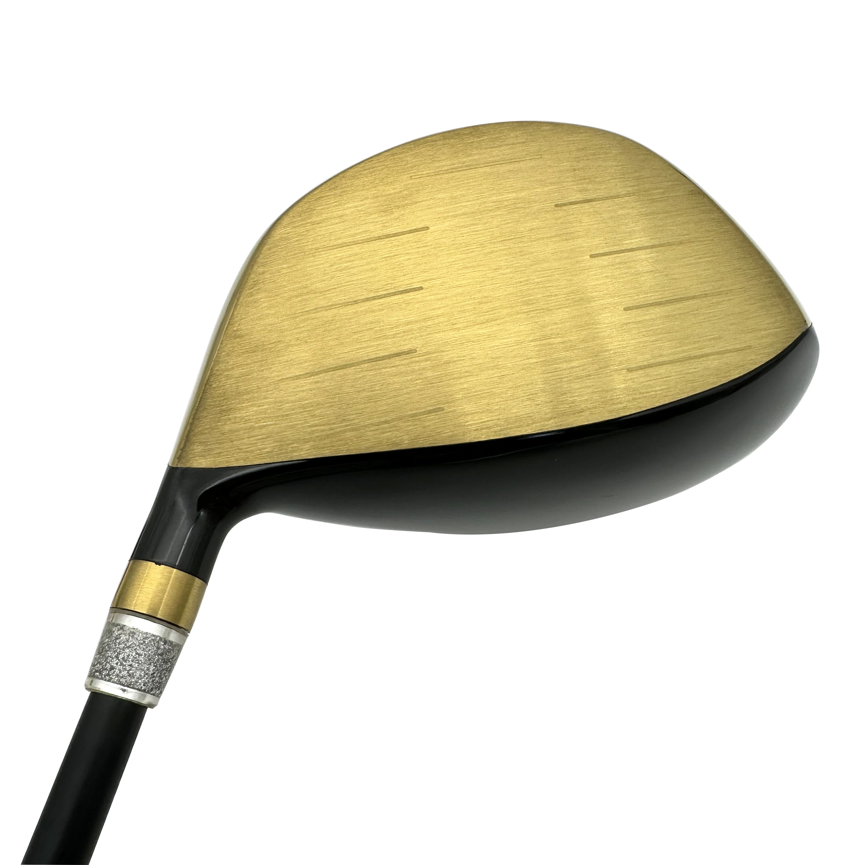 2023 New Design Custom Golf Clubs PVD Plating Gold Titanium Alloy Material Forged Mens Golf Driver Head