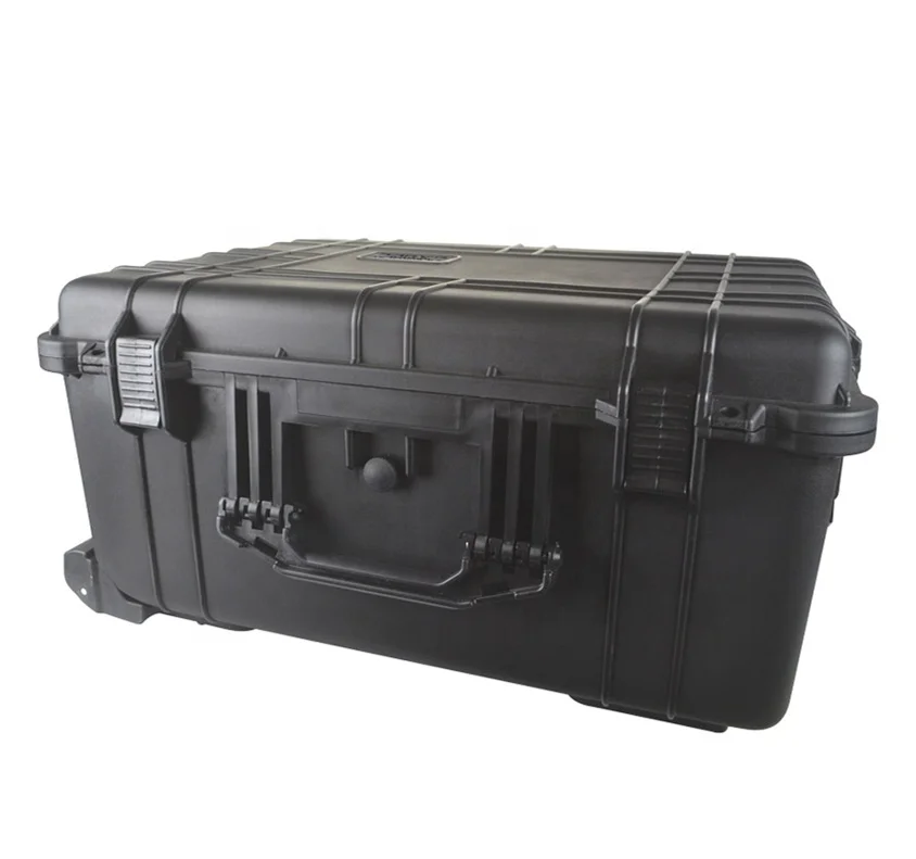 GD5013 Portable Waterproof Protective Case Hard Camera Case with Retractable Pull Handle