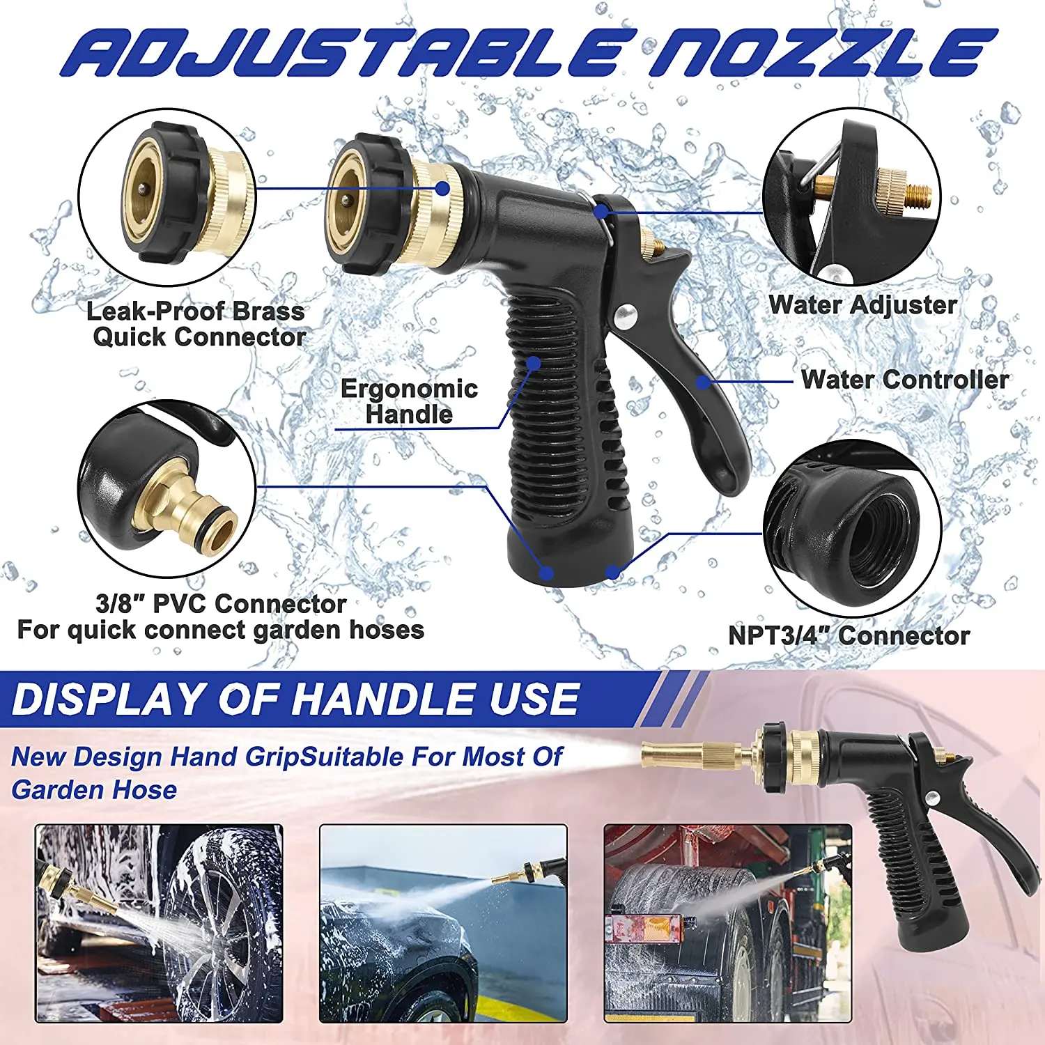 Portable Auto Detailing Brush Set Window Cleaner Drill Brush Set Microfiber Detailing Cleaning Kit For Car