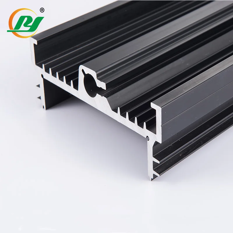 extruded aluminum heatsink aluminum led light heatsink tube folded fin heat sink