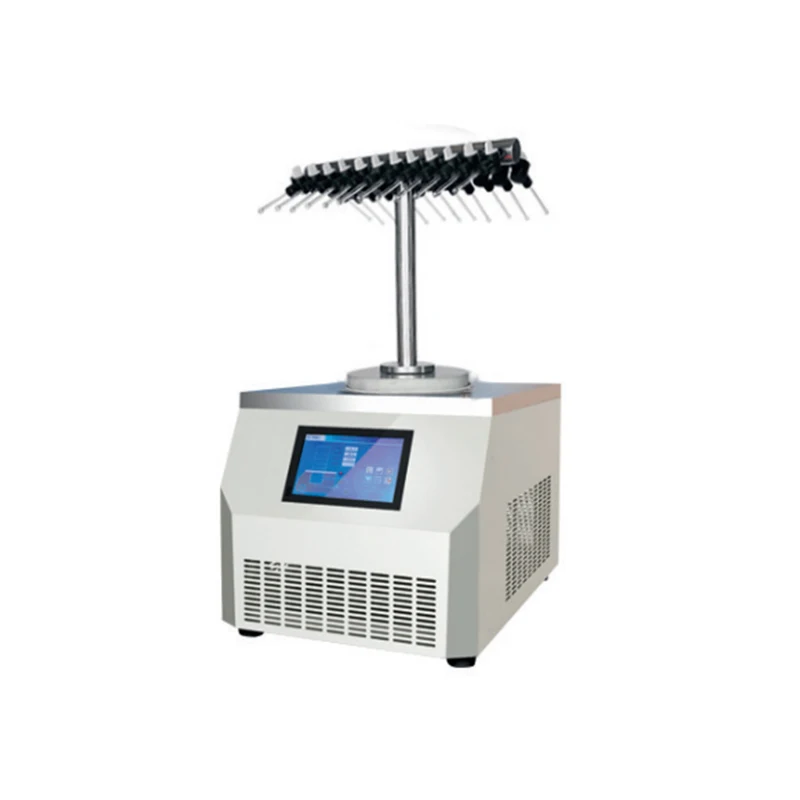 NADE LGJ-10B Transparent Bell Type Drying Chamber Top Press Freeze Dryer Freeze Drying For Sale