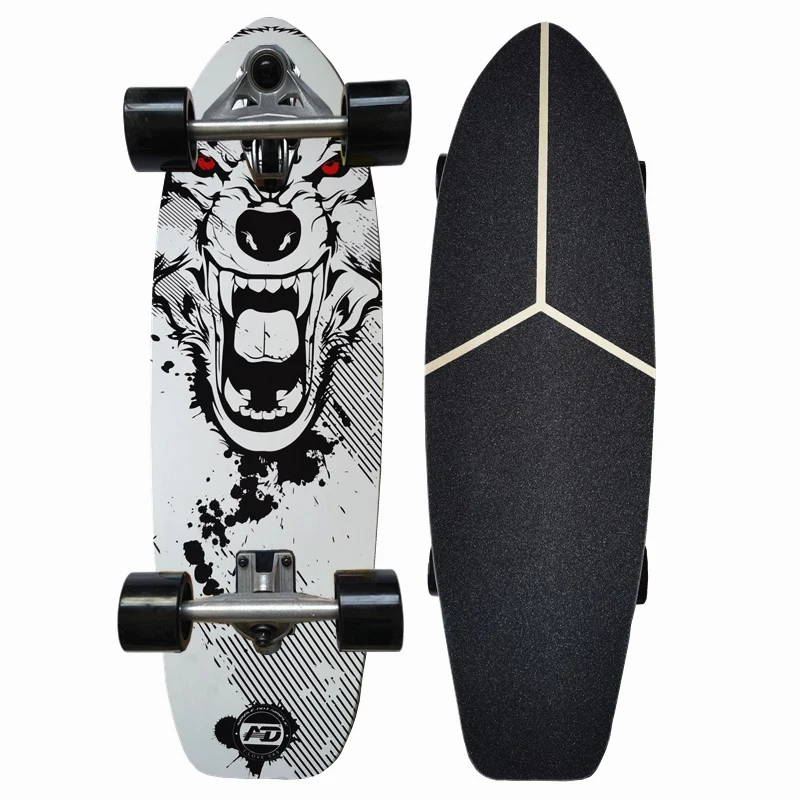 75*24 Surf skateboard cruiser board 7ply maple deck