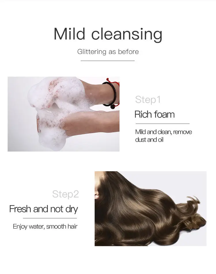 KORMESIC factory 400ml hair care nourishing natural mild organic ginseng shampoo