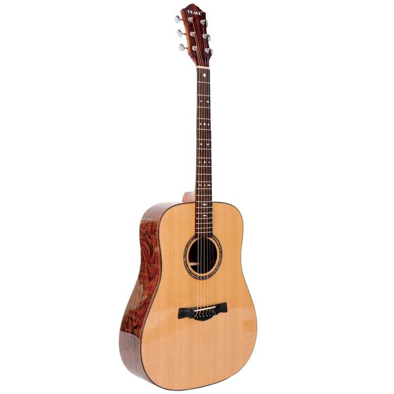 Ready to Ship Geake S-500 High quality hand made top solid cedar acoustic guitar