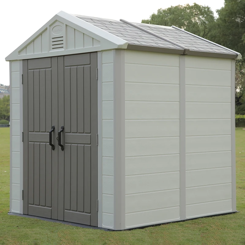 Sustainable 2 Room Small Garden Buildings Shed Waterproof Garden Home Sheds