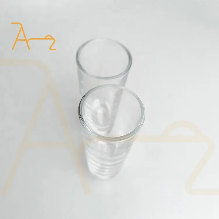 2024 new arrival restaurant glassware heavy base crystal clear drinking water juice glasses home custom glass cup