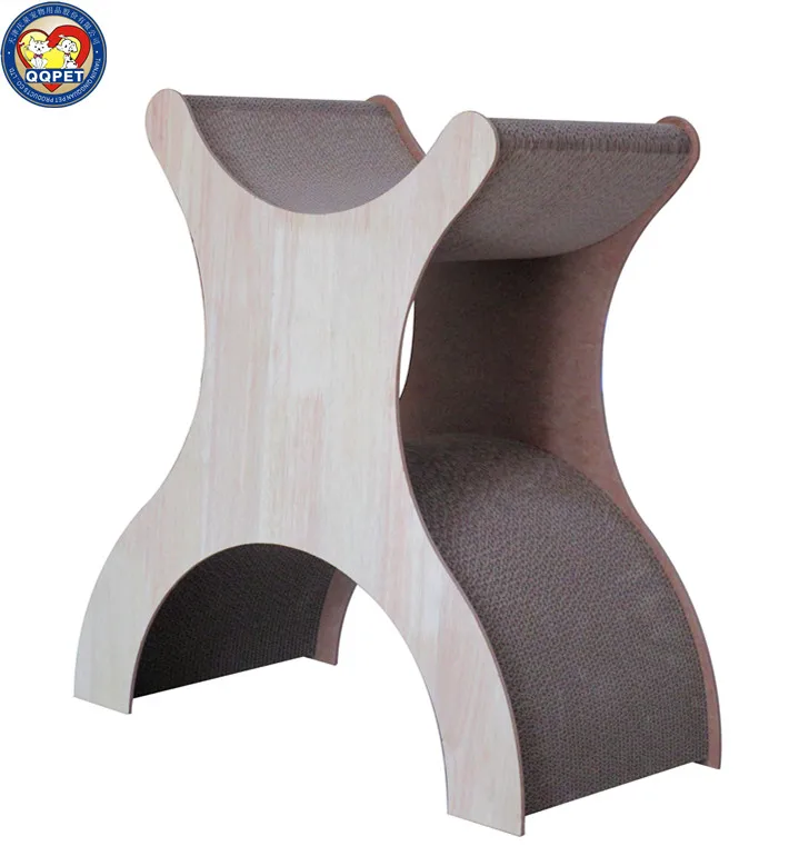 Catopia X shaped MDF Cat Scratcher Furniture Cat Scratching Lounge