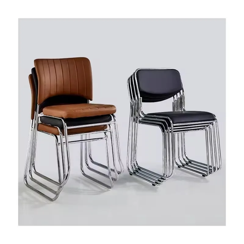 Wholesale black leather parts training commercial cheap computer without wheels chairs office chairs for sale