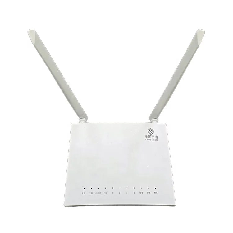 English Version China Mobile GPON XPON ONU GM220-S 5dbi fiber optic equipment wifi routers also GM620  used gm220s xpon