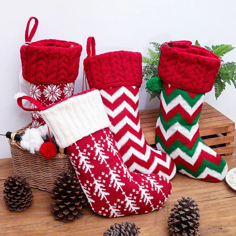 New style knitting nice gift socks christmas decorating