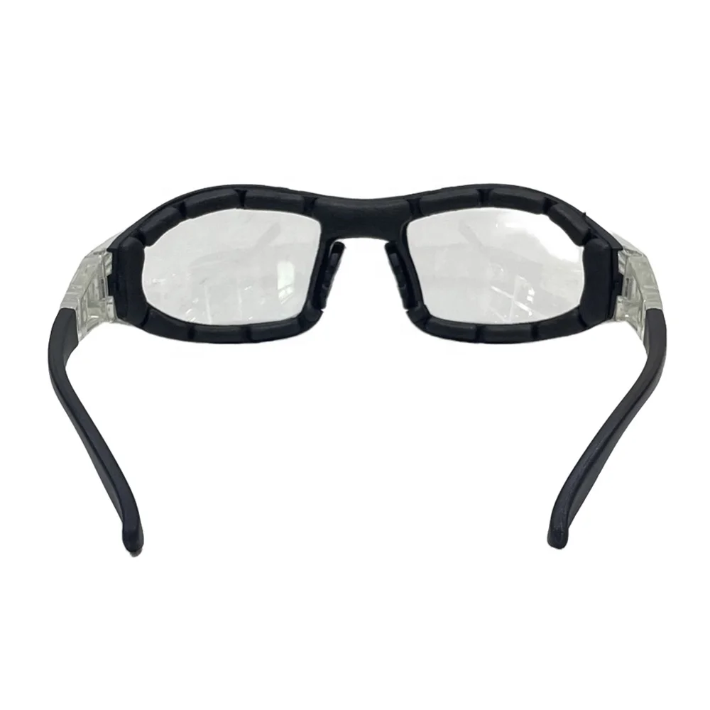 Indoor and Outdoor Safety Glasses with Clear PC Anti-Fog Lenses Anti Dust Seal Foam Protective Eyewear